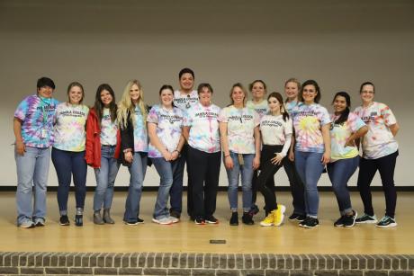 SOTA club members standing in a row
