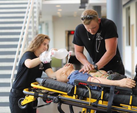 EMT Students performing cpr