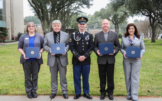 Employees honored with Patriot Awards
