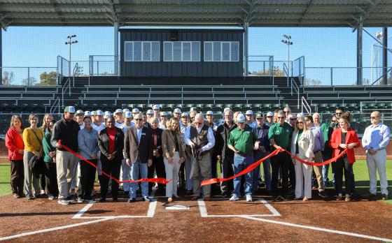 Baseball Field Ribbon Cutting