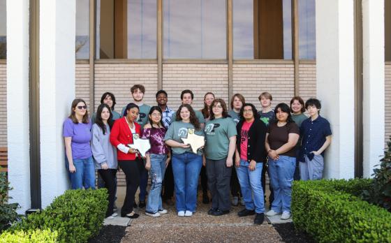 Panola College drama students