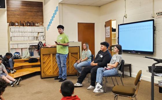 Music students visit Carthage Junior High